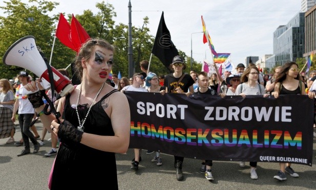 Homoseksualiści na ulicach Warszawy