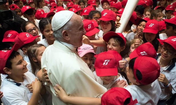 Papież: spotkanie z dziećmi z "Pociągu"