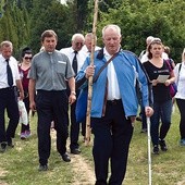 ▲	W oczekiwaniu na przyjaciół z Łowicza kolejarze wspominali wcześniejsze spotkania.