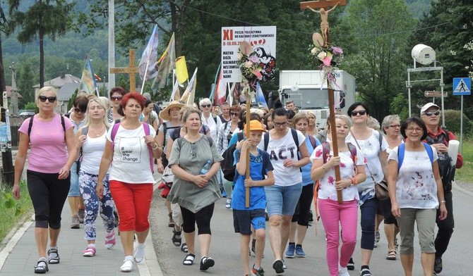 Już po raz 11. Cięcina pielgrzymowałą do Matki Bożej Kalwaryjskiej