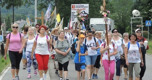 Już po raz 11. Cięcina pielgrzymowałą do Matki Bożej Kalwaryjskiej