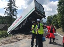 Do wypadku doszło przed południem 8 czerwca na zakopiance w okolicach Tanczyna