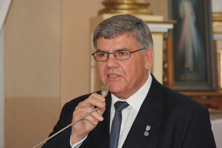 Poświęcenie zegara w Bąkowie Górnym