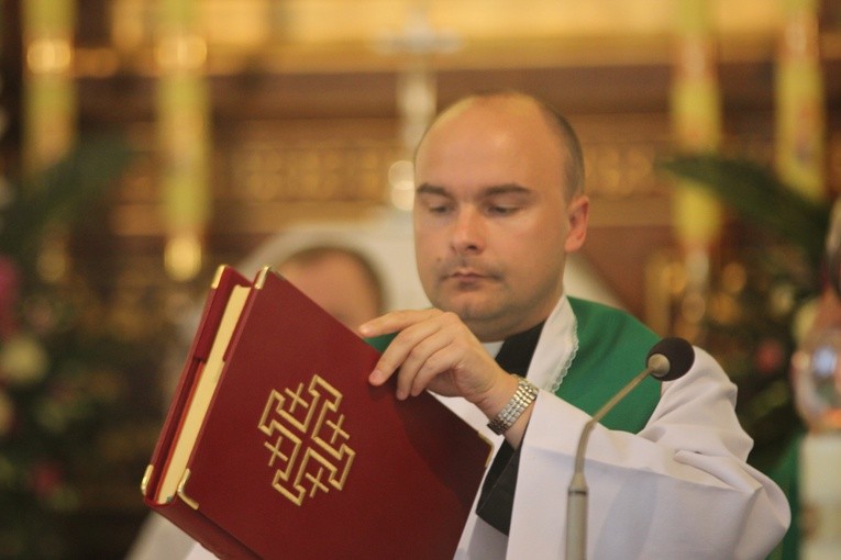 Poświęcenie zegara w Bąkowie Górnym