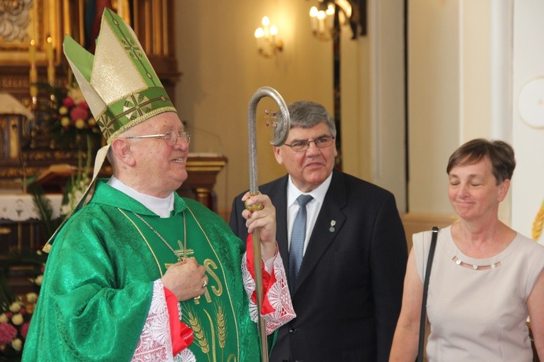 Poświęcenie zegara w Bąkowie Górnym