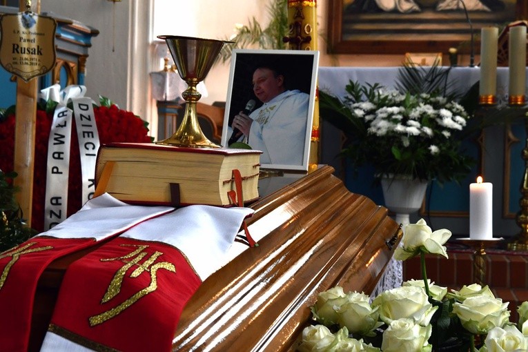 Pożegnanie śp. ks. Pawła Rusaka