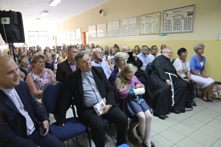 S. Berta Hernandez w szkole bł. Michała Tomaszka w Łękawicy