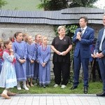 Tablica świętych Kawalerów Orderu Uśmiechu w Leśnej