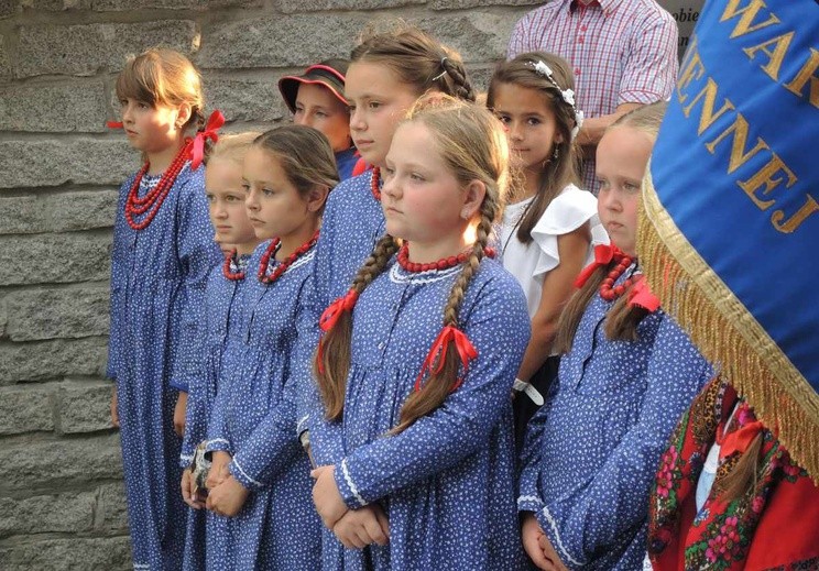 Tablica świętych Kawalerów Orderu Uśmiechu w Leśnej