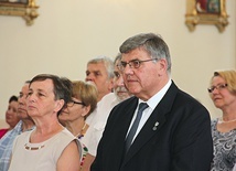 ▲	Fundatorami czasomierza na wieży kościelnej byli Maciej i Małgorzata Śliwerscy.