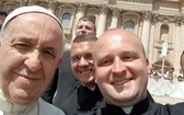 Selfie z papieżem Franciszkiem