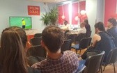 Strefa kibica w rudzkim szpitalu