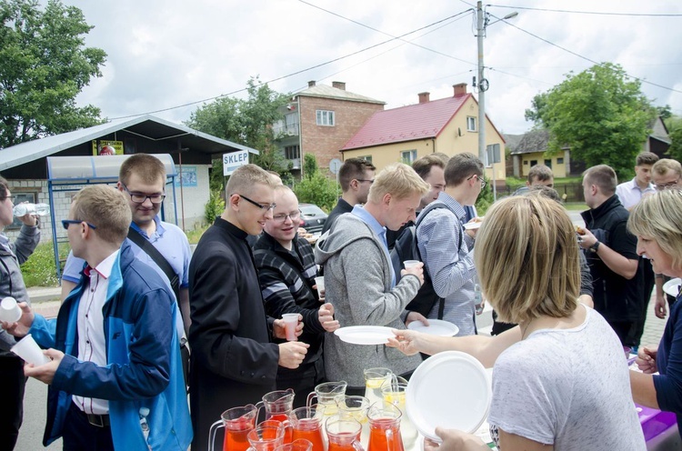 Seminaryjna pielgrzymka do Bielin 