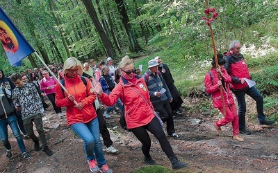 Wyjście z Góry Chełmskiej. Kierunek: Góra Polanowska.