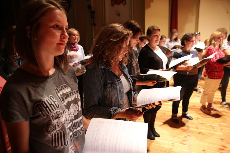 Próby przed oratorium 