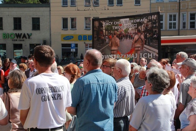 Protest przeciwko Modelowi na rzecz Równego Traktowania