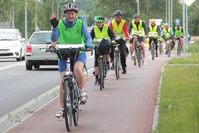 Pielgrzymka rowerowa do Częstochowy - wyjazd z Koszalina