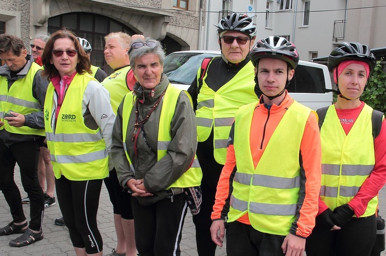 Pielgrzymka rowerowa do Częstochowy - wyjazd z Koszalina