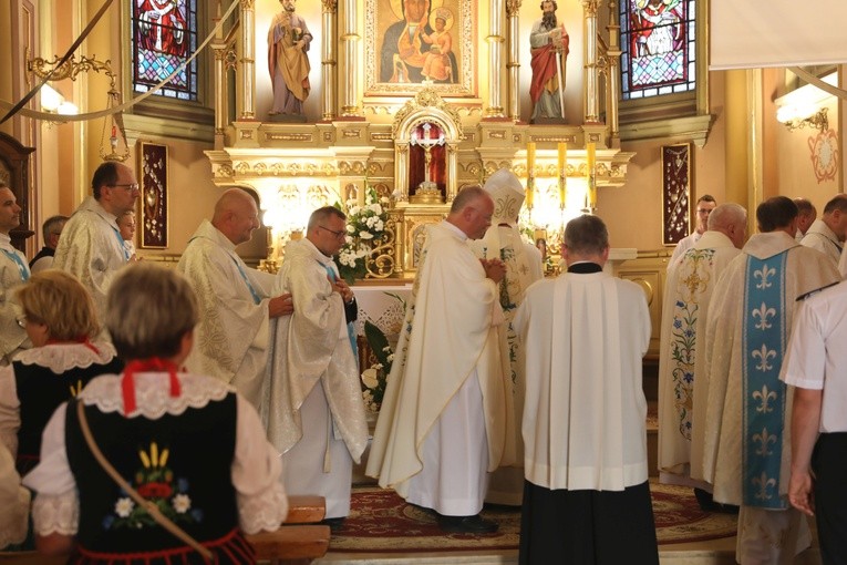Powitanie obrazu Matki Bożej w Hecznarowicach