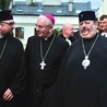 Abp Paisjusz (Martyniuk), abp Stanisław Budzik i abp Abel (od lewej).