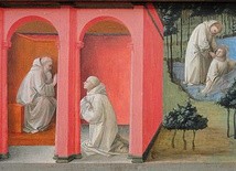 Filippo Lippi
Św. Benedykt nakazuje św. Maurowi ratować św. Placyda 
tempera na desce 1445-1450
National Gallery of Art Waszyngton