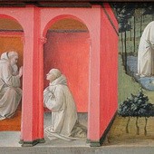 Filippo Lippi
Św. Benedykt nakazuje św. Maurowi ratować św. Placyda 
tempera na desce 1445-1450
National Gallery of Art Waszyngton