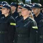 Ślubowanie nowych policjantów