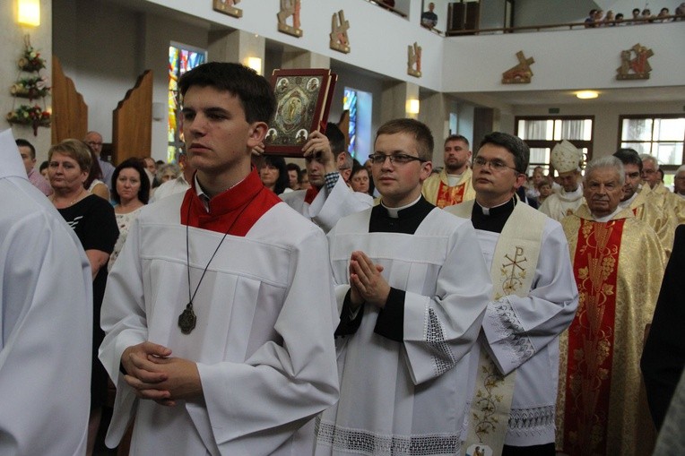 Uroczystość w Łękach Górnych