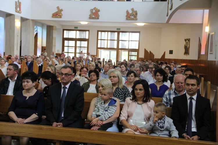 Uroczystość w Łękach Górnych