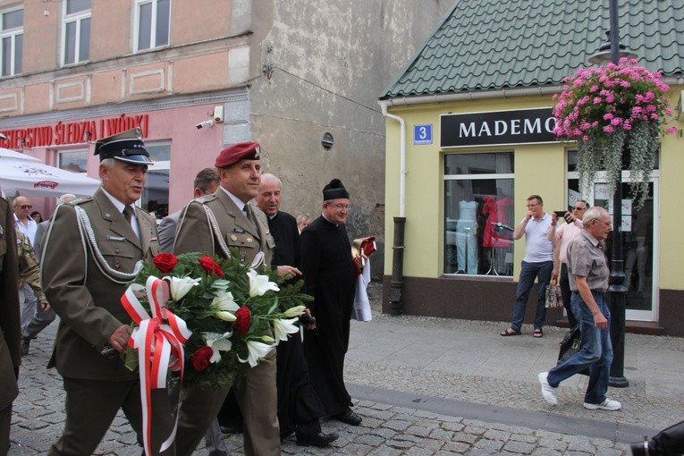 Odsłonięcie pomnika Jana Kozietulskiego w Skierniewicach