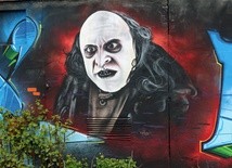 Przerażający mural