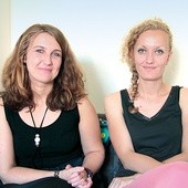 ▲	Katarzyna Markowska (po lewej) i Sonia Zając zachęcają  do włączenia się w inicjatywę.