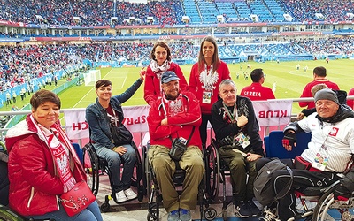 Jak podkreślają członkowie KKN, stadion kaliningradzki oraz cała infrastruktura wokół niego zostały bardzo dobrze przystosowane do osób niepełnosprawnych.