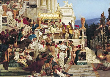 Henryk Siemiradzki "Pochodnie Nerona", olej na płótnie, 1876Muzeum Narodowe, Kraków