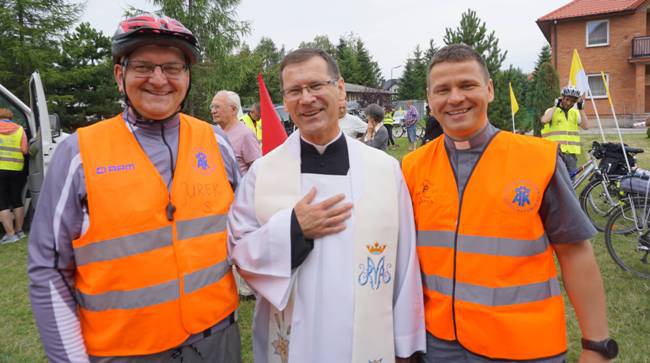 AK rowerami na Jasną Górę