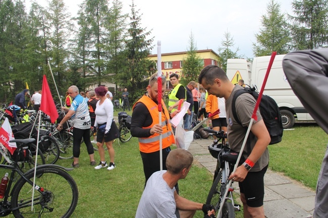 AK rowerami na Jasną Górę