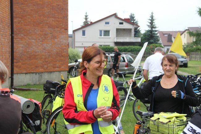 AK rowerami na Jasną Górę