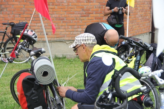 AK rowerami na Jasną Górę