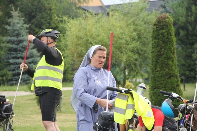 AK rowerami na Jasną Górę