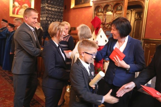 Uczniowie z Gilowic na Uniwersytecie Jagiellońskim
