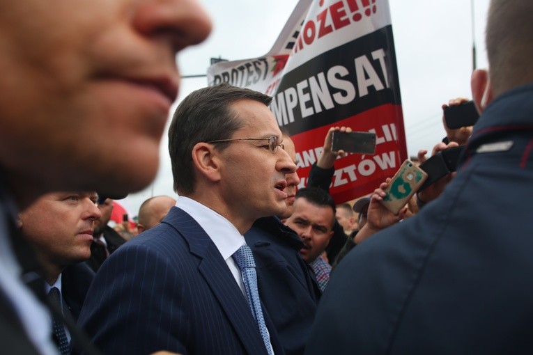 Uroczystości w Kraśniku z udziałem premiera Morawieckiego