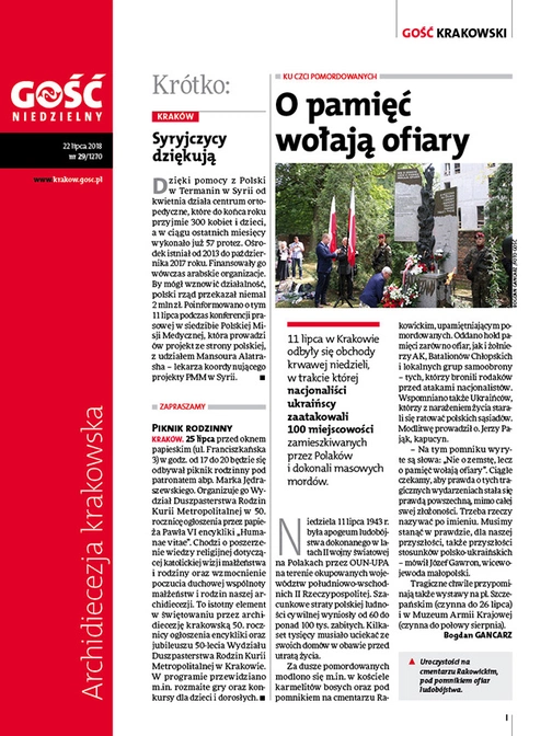 Gość Krakowski 29/2018