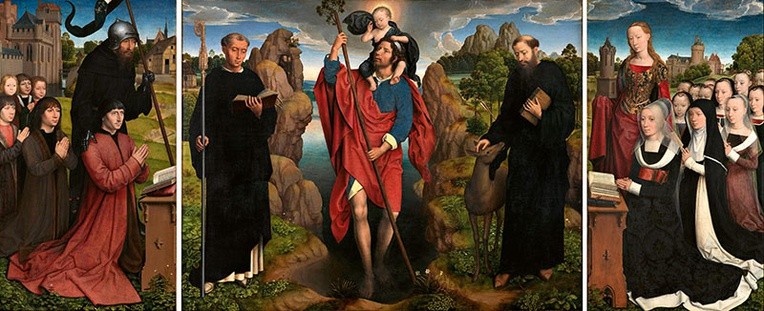 Hans Memling
Tryptyk Moreelów
olej na desce, 1484
Groeningemuseum, Brugia