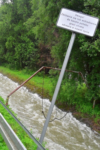 Groźny zakopiański potok