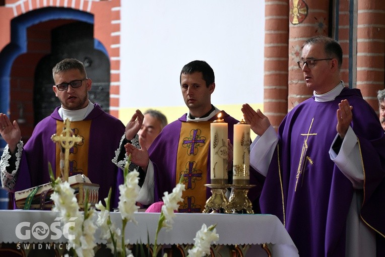 Pogrzeb s. Cherubiny Czerwińskiej w Bielawie