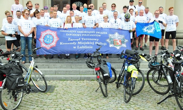 Wyruszyła Pielgrzymka Rowerowa Policjantów Lubelszczyzny na Jasną Górę