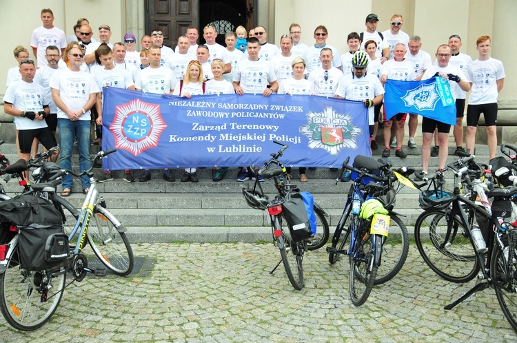 Pielgrzymka Rowerowa Policjantów Lubelszczyzny na Jasną Górę