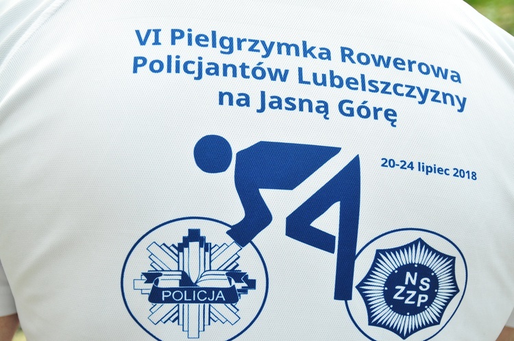 Pielgrzymka Rowerowa Policjantów Lubelszczyzny na Jasną Górę