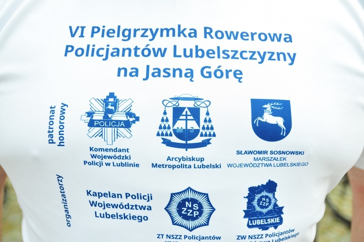 Pielgrzymka Rowerowa Policjantów Lubelszczyzny na Jasną Górę