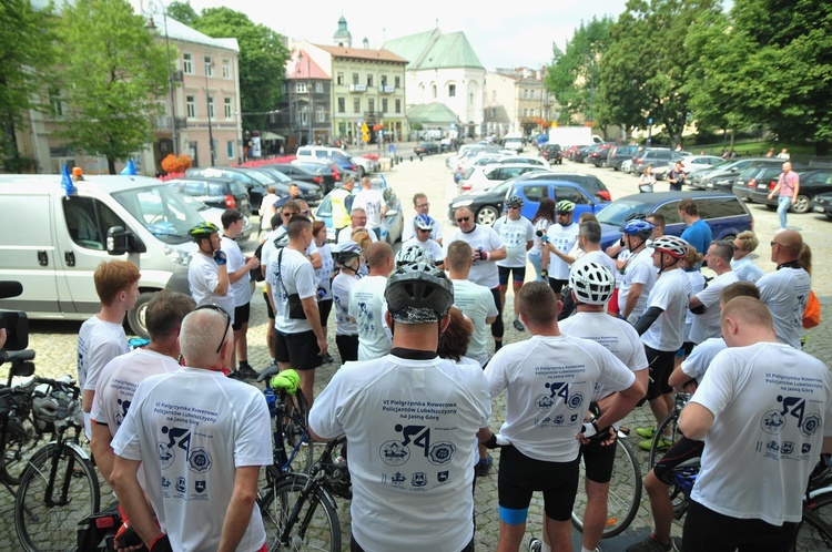 Pielgrzymka Rowerowa Policjantów Lubelszczyzny na Jasną Górę